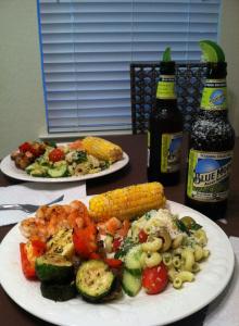 Grilled Shrimp and Veggies